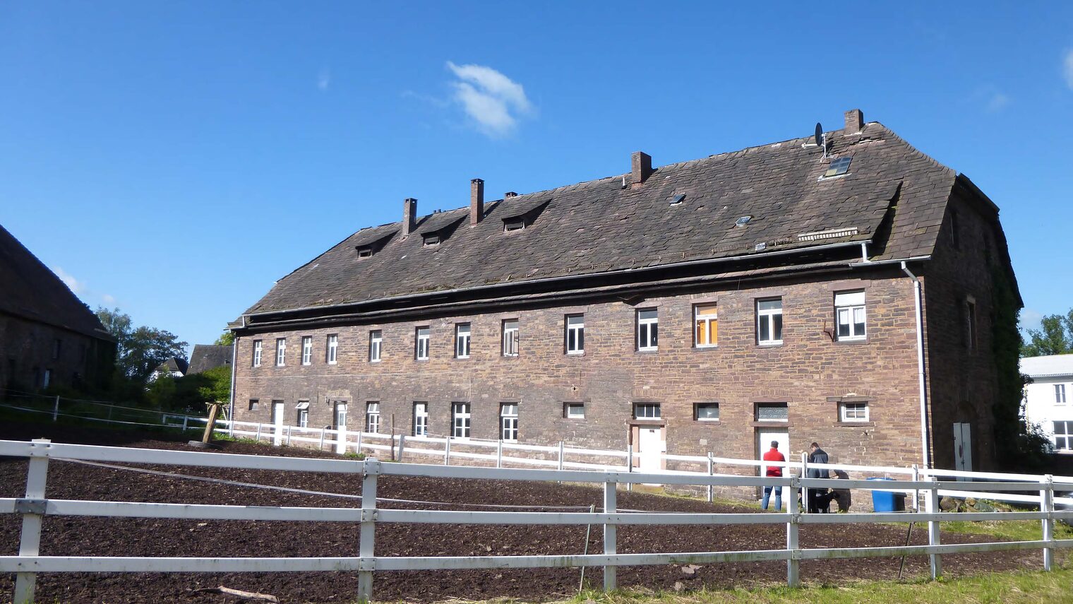 Das ehemalige Arbeiterwohnhaus der Domäne Fürstenberg von 1850