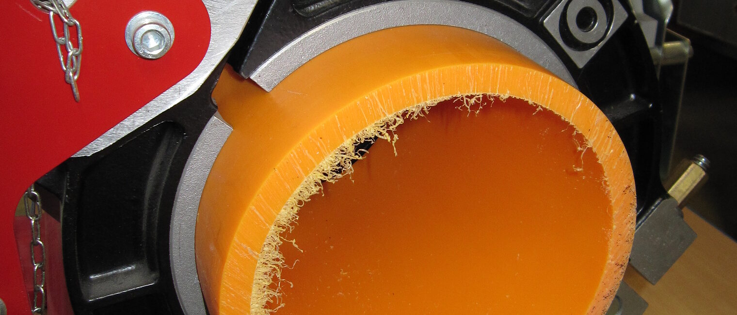 Kunststoffschweißen, Rohr orange