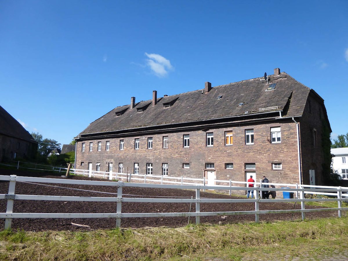 Das ehemalige Arbeiterwohnhaus der Domäne Fürstenberg von 1850