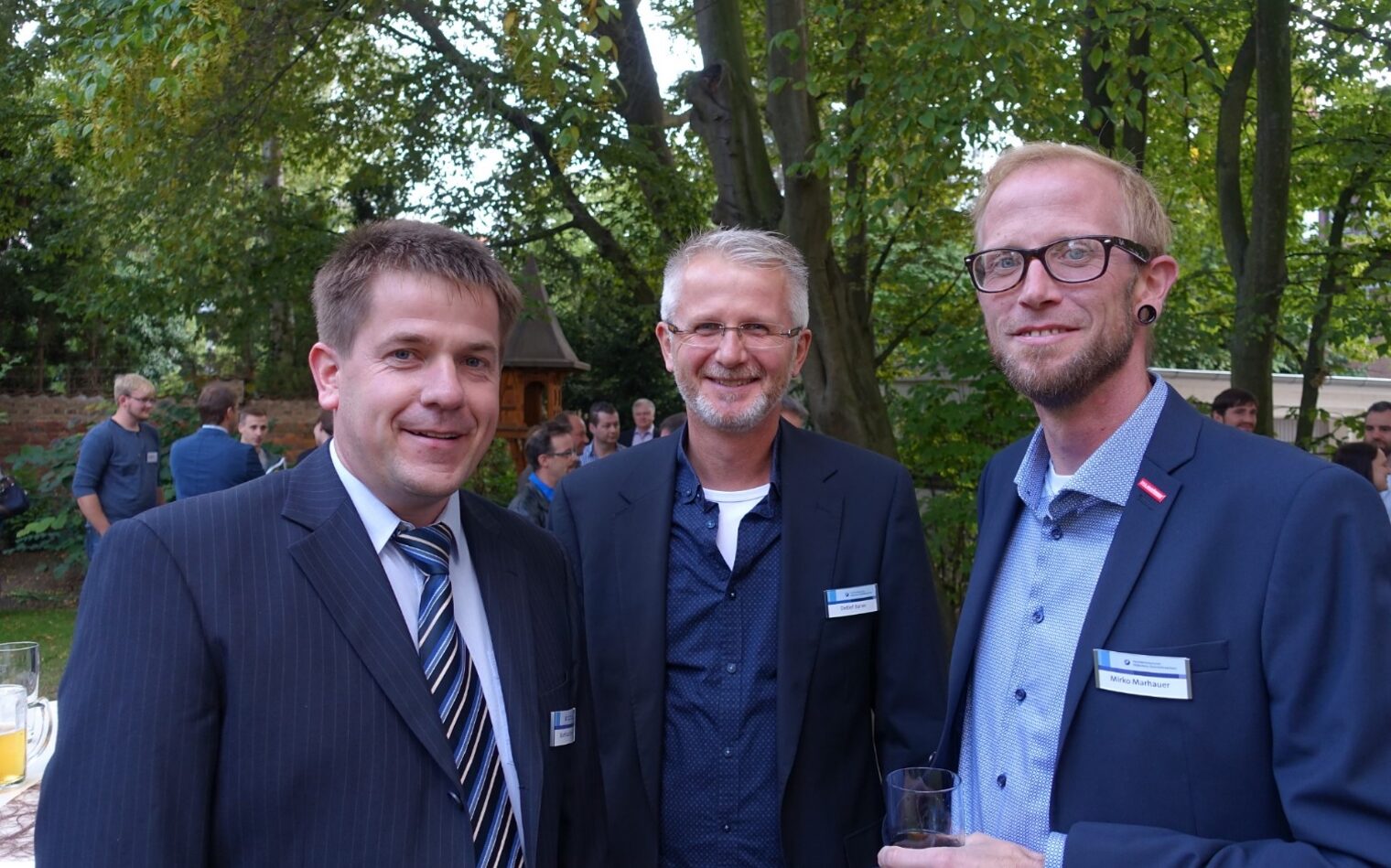 Burkhard Ernst, Detlef Baron und Mirko Marhauer (alle Handwerkskammer)