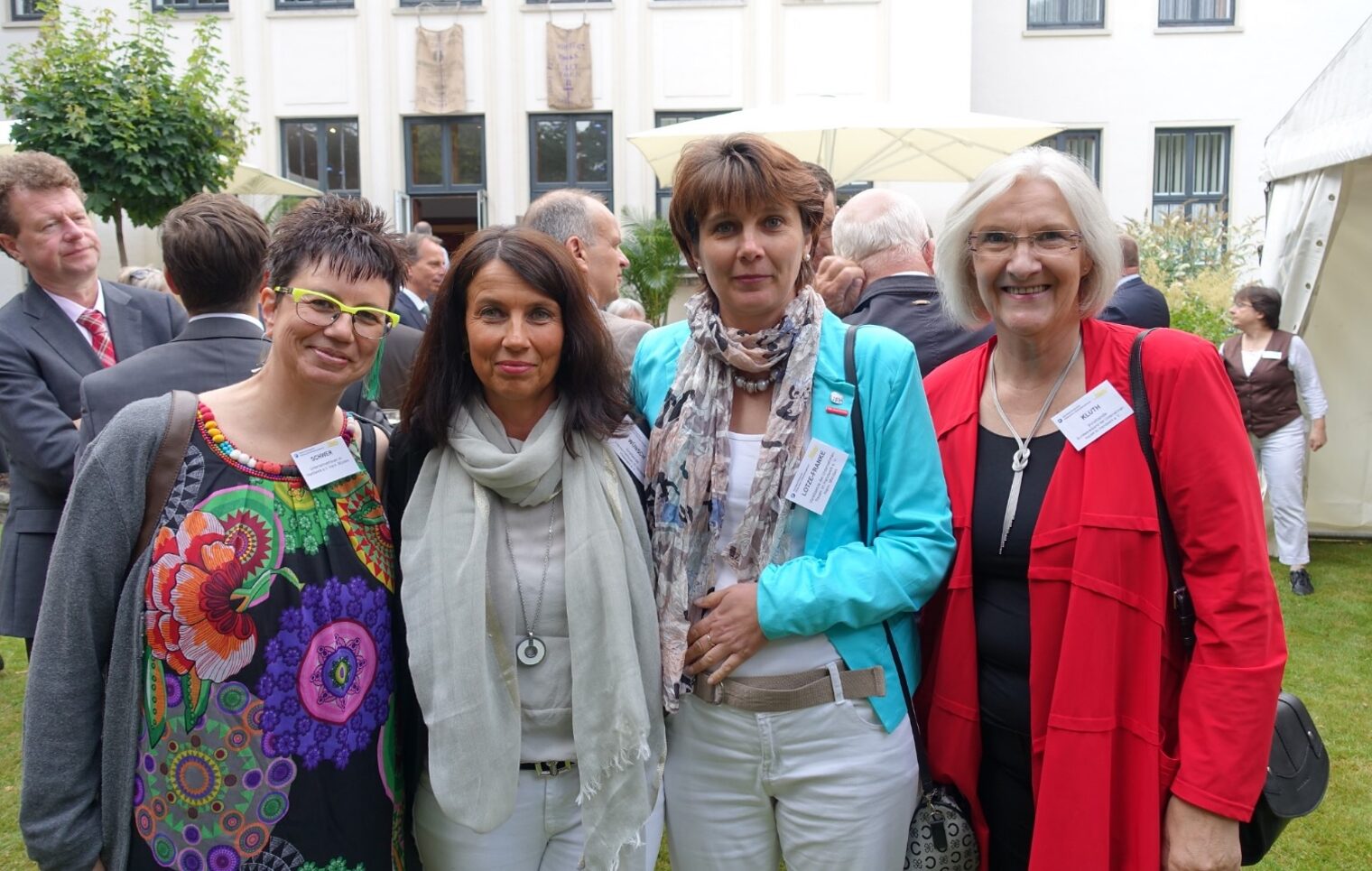 Unternehmerfrauen im Handwerk: Sylvia Schwer, Birgit Wünsch, Meike Lotze-Franke und Heidi Kluth