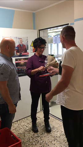 Danke für 20.000 Brötchen, die in den vergangenen Wochen vom Team um Lehrwerkmeisterin Susanne Bartels an die Teilnehmer im BBZ verteilt wuirden. 