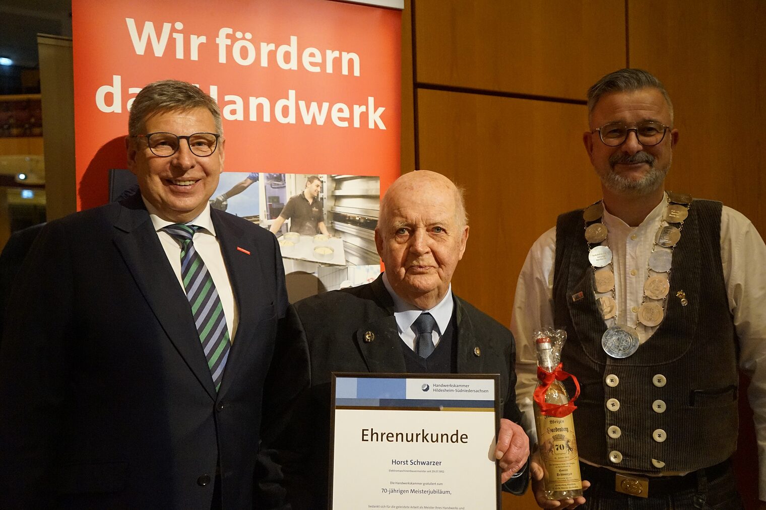 Ehrung für 70-jährige Meisterjubiläen