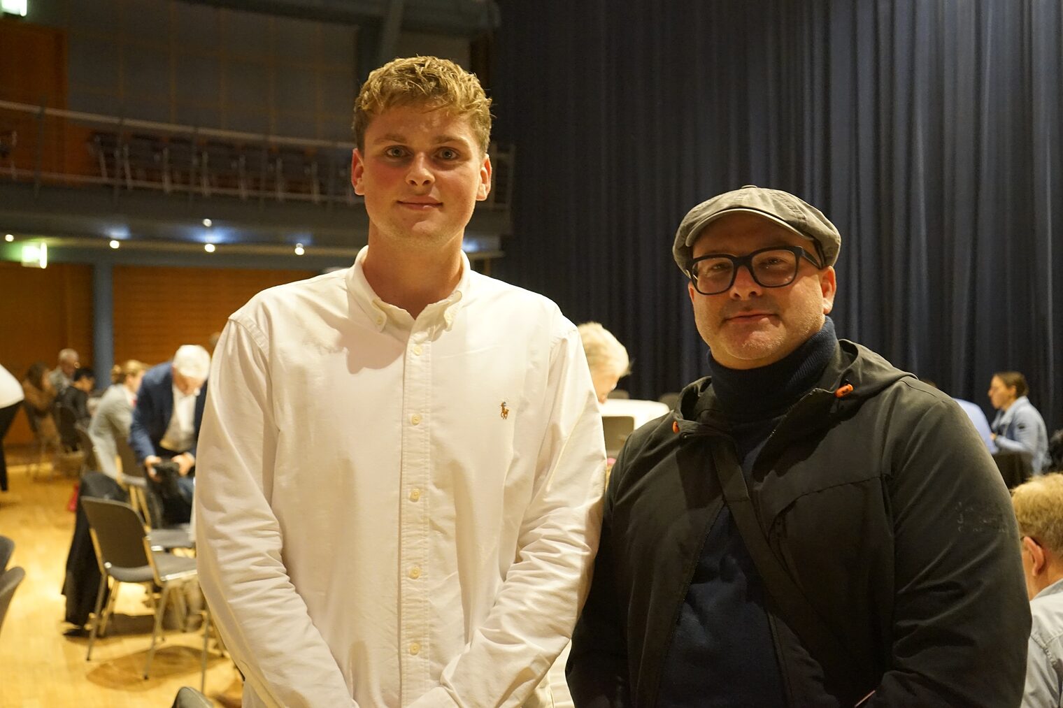 Nils Wagner (li.) mit Betriebsinhaber Jörg Stöpler