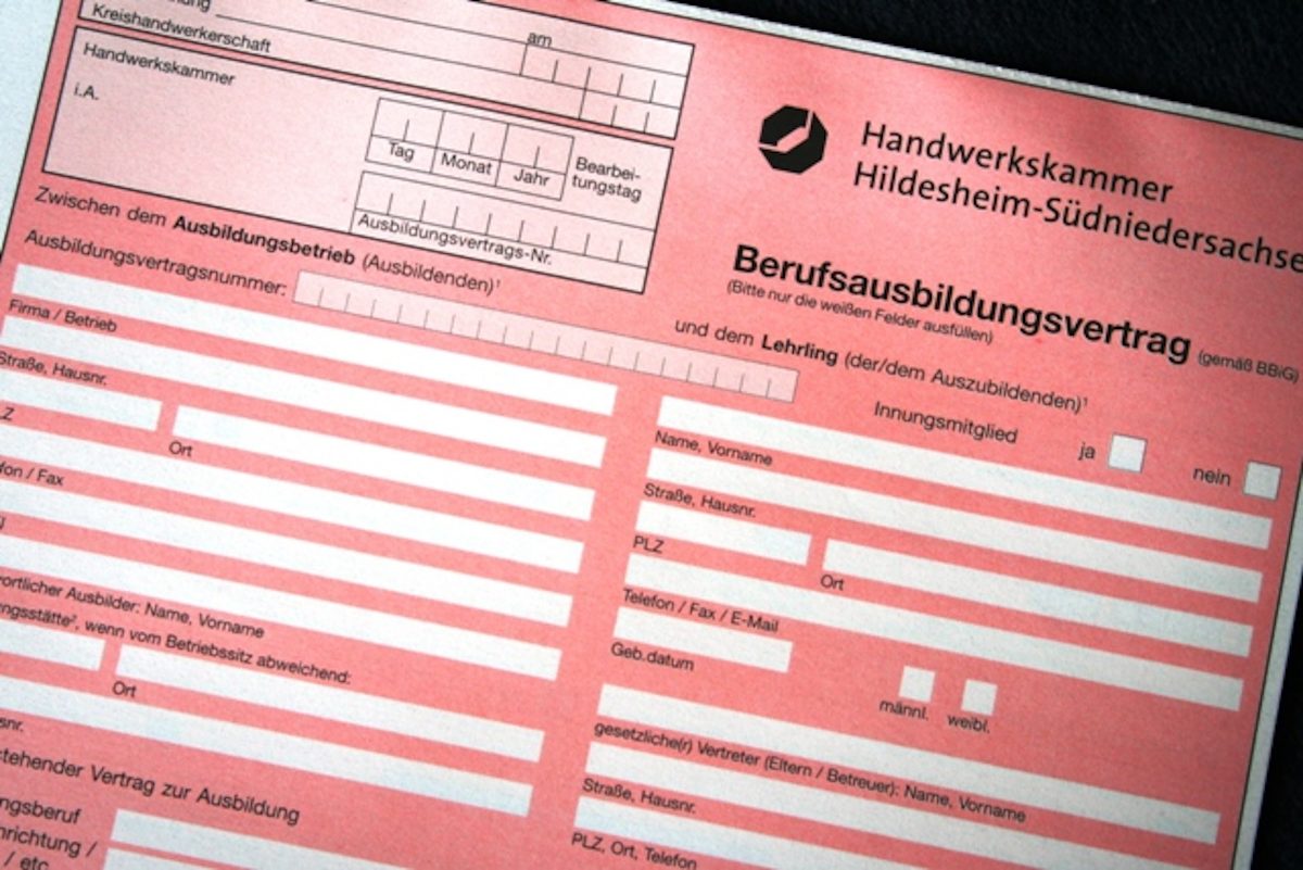 Lehrvertrag